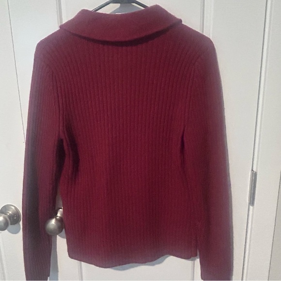 Willi Smith 100% Wool Sweater Button Up Cardigan Small - Picture 3 of 5